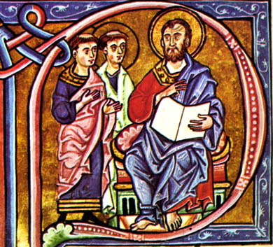 St Paul with disciples